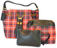 SH646 red&black شنطة كتف