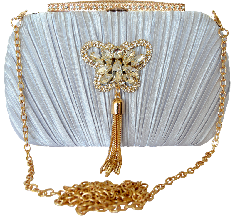 EB966 silver   شنطة كتف   