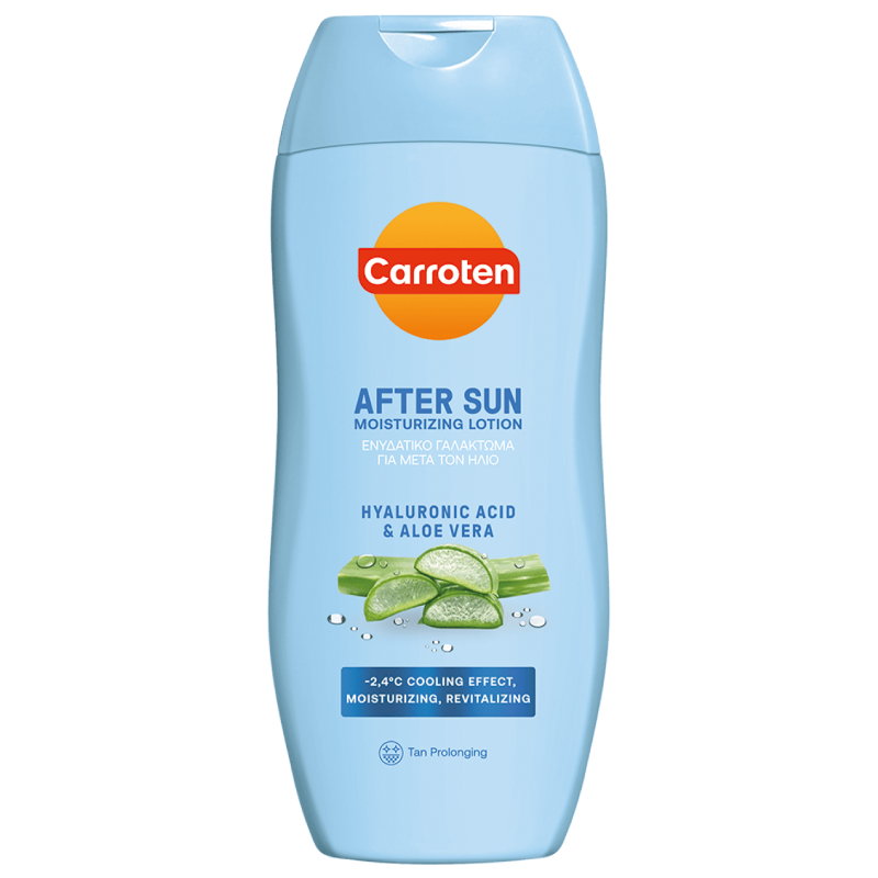 كاروتين – لوشن الألوفيرا المرمم والمهدئ بعد التعرض للشمس 200 مل